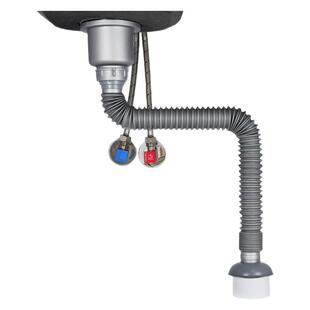 潜水艇厨房洗菜盆下水管配件水池洗碗池单水槽排水管道防臭加长款