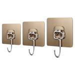 无痕加大挂钩超强粘力免打孔厨房宿舍重物粘钩墙壁承重墙面调料架