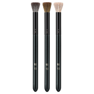 魅仔Y63小号点彩刷腮红晕染高光提亮刷局部定妆动物毛迷你化妆刷