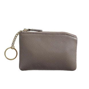 真皮质感小巧钱包女款2026新款大容量拉链钥匙硬币简约学生零钱袋