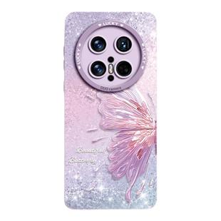 珠光蝴蝶适用华为mate70手机壳mate80pro套mate70Air新款mate80promax硅胶60高级感50全包系列mate80女pro的+