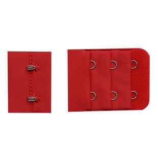 3.8cm不锈钢3排2扣内衣挂钩 胸罩搭扣加长扣文胸延长扣 公母扣