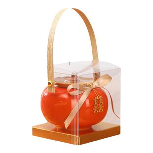 柿柿如意柿子罐结婚成品礼盒2026新款喜糖盒订婚伴手礼实用喜糖罐