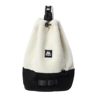 Kappa卡帕 新款正品斜挎胸包女式包休闲羊羔绒质感男式单肩包男士