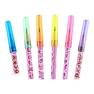 中华文具透明铅笔帽儿童粗三角铅笔笔帽盖子保护套笔盖笔冒塑料创意加长延长器握笔器小学生幼儿笔帽6700可用