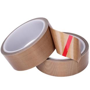 铁氟龙胶带耐高温性好电路板用绝缘防烫隔热防火耐磨耐热性好特氟龙胶带防粘真空电路板封口机配件热滚筒热切