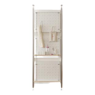 铝型材置物架洞洞板海洋板顶天立地免打孔定制入户玄关客厅展示架