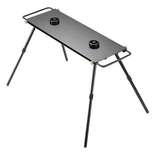 柯曼双炉头IGT桌轻量户外便携BKZ06-L摩旅小桌板自驾游扁气炉头桌