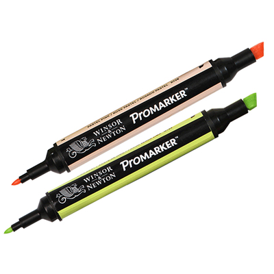 专业绘图插画动漫风金属马克笔