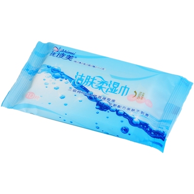 婴儿洁肤湿巾10片*30包便携装