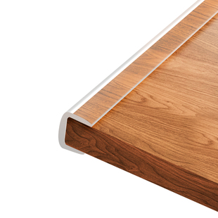 u型透明防撞条钢化玻璃封边防划伤胶条防磕碰桌边防割伤桌沿包边