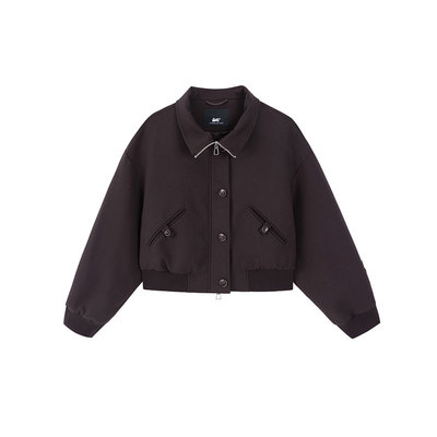 晶咕黑标JGGU【柏林日记】春季新款老钱感时尚精致短款风衣外套