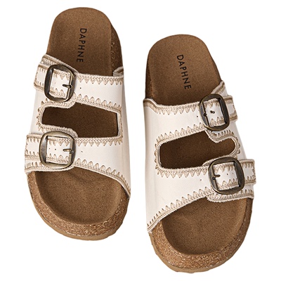 达芙妮2026新款时尚厚底一字拖鞋