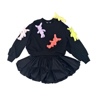 【张占占IP联名】Qimoo淇木25冬季女童兔YOYO连衣裙QSS4LC507Z