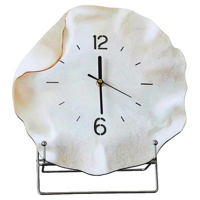 中古风创意桌面时钟摆件轻奢高档小众高级感客厅电视餐边柜装饰品