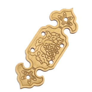 仿古铜包角樟木箱子包边直角铜护角两面角花首饰盒木盒子装饰边角