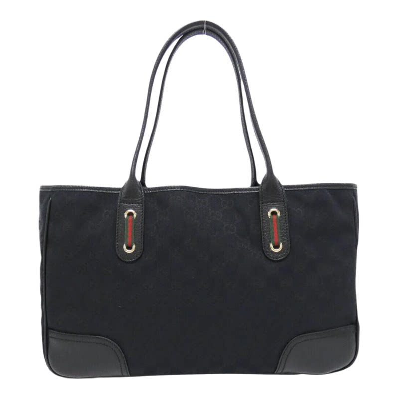 中古GUCCI古驰帆布单肩女包