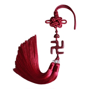 纯天然正品紫金砂朱砂新款红色万字符吊坠卍吉祥挂件饰品真品礼物