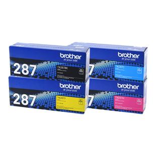 兄弟TN-287/283bk原装黑色粉盒彩色墨盒适用DCP-9030CDN/HL-3160/3190/MFC-9150CDN/9350废粉仓223CL碳粉