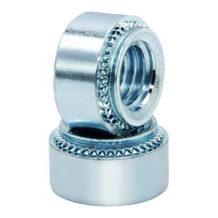 压铆螺母碳钢镀锌/304不锈钢压板花齿圆螺帽S/CLS-M2M2.5M3M4-M12