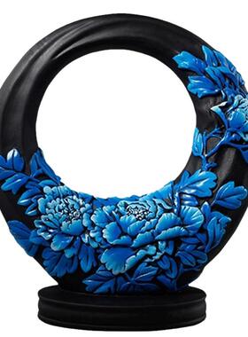 金乌炭雕高档乔迁礼物装饰品摆件