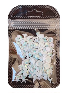 海洋风珍珠贝壳海星美甲装饰材料