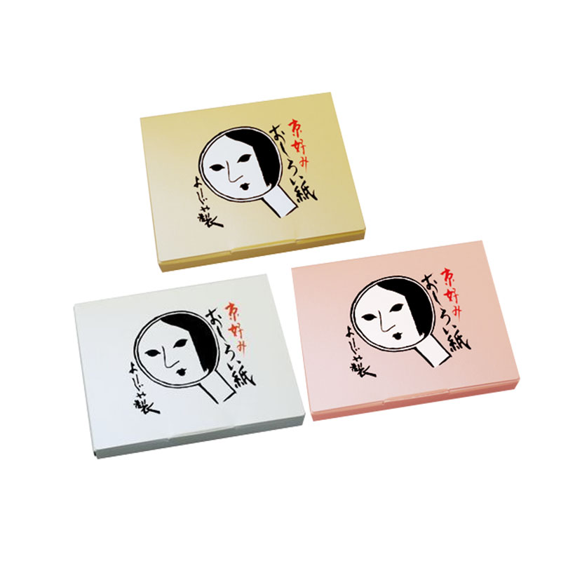 补妆便携YOJIYA日本吸油纸蜜粉纸