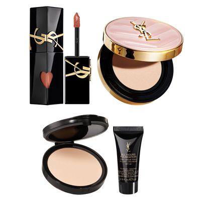 【直播专属】YSL圣罗兰粉气垫口红彩妆套装 底妆唇釉生日礼物女生
