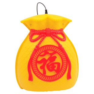 LED立体福袋挂灯灯户外防水春节庭院街道亮化树灯氛围装饰灯彩灯