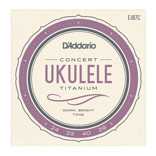 达达里奥尤克里里琴弦尼龙弦钛金属23寸 26寸套弦ukulele弦线配件