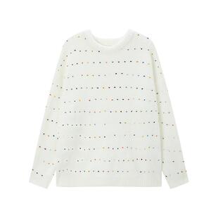 【特惠半边绒】likeuu儿童彩糖豆家居服男女童加厚睡衣套装亲子款