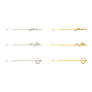 Dare买手店 alfir 正品 发夹欧包牛角包设计发饰饰品头饰欧美首饰