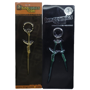 现货港漫武器精品周边收藏合金模型神兵玄奇天神兵4寸天晶匙扣