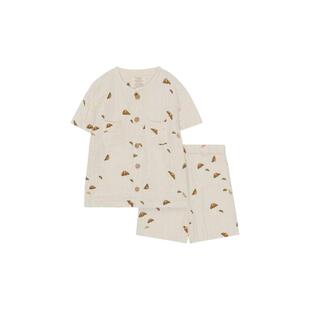 85折■LENFANCE 现货 VACVAC 儿童有机棉纱牛角包家居服睡衣睡裤