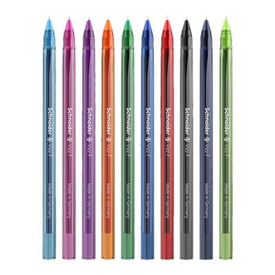 施耐德中油性彩色圆珠笔学生手账