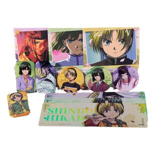 漫玩社 棋魂 进藤光 塔矢亮 藤原佐为 周边 徽章 镭射票 相卡