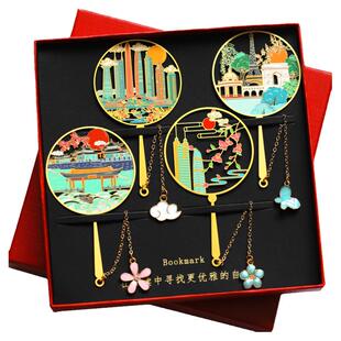 深圳印象特色景点金属书签地标小蛮腰世界之窗公司用定制文创礼品