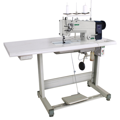 直驱大旋梭自动供油双针缝纫机
