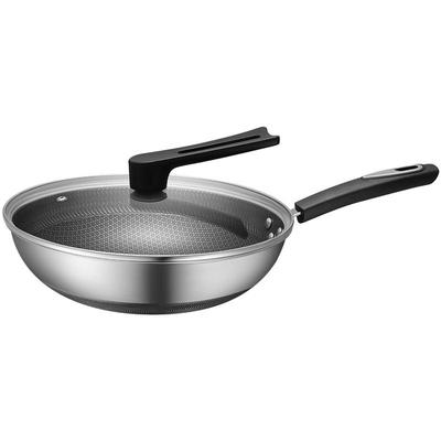 苏泊尔316L不锈钢炒锅无烟不粘锅