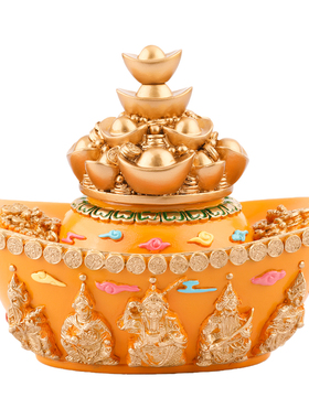 现货李居明黄金千万两九紫摆件