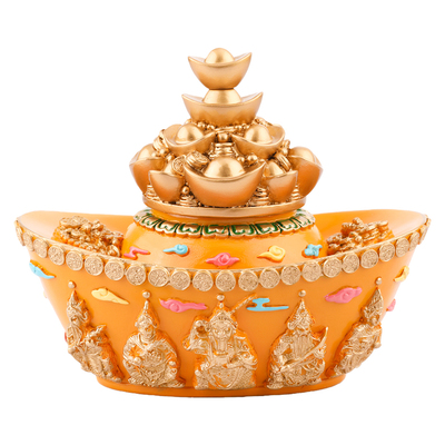 现货李居明黄金千万两九紫摆件