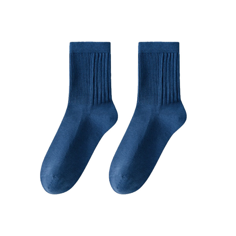 10A抗菌艾草防臭纯棉男士袜子中筒袜男款吸汗防脚气短袜春夏薄款