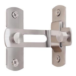 防盗门内反锁扣门拴反锁神器扣卡扣里面加锁内固外开安全配件插销