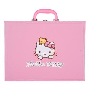 手搓麻将牌家用粉色KT猫卡通可爱40/42/44/46号定制麻将礼盒