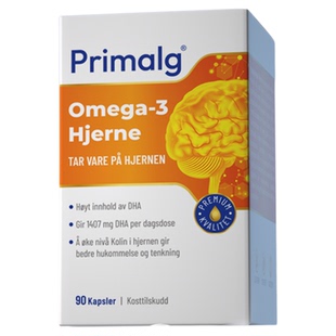 挪威Primalg高纯度DHA青少年补脑鱼油Omega3记忆力备考