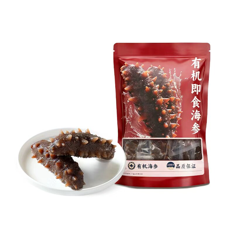 大宴岛【有机地标双认证】有机即食海参1斤简装官方旗舰店正品