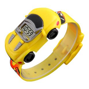 儿童电子手表卡通玩具汽车3-7岁男童创意数字显示可拆分炫酷女孩