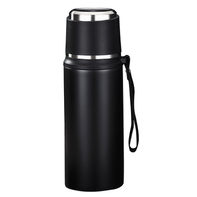 便携提绳杯盖可喝水长效保温