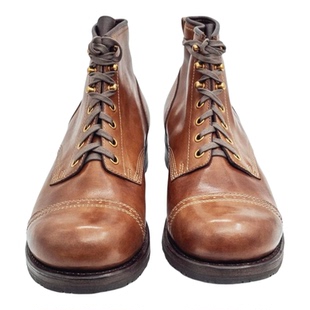 美国正品julian靴王马年特供马皮bowery短靴朱利安复古工装靴男靴