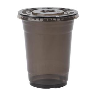 一次性咖啡杯带盖透明便携外带打包杯商用自制饮料冰美式奶茶杯子